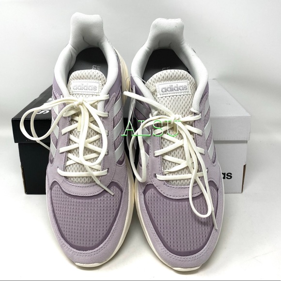 Adidas 90s Valasion Women Sneakers Purple Leather - Picture 5 of 11